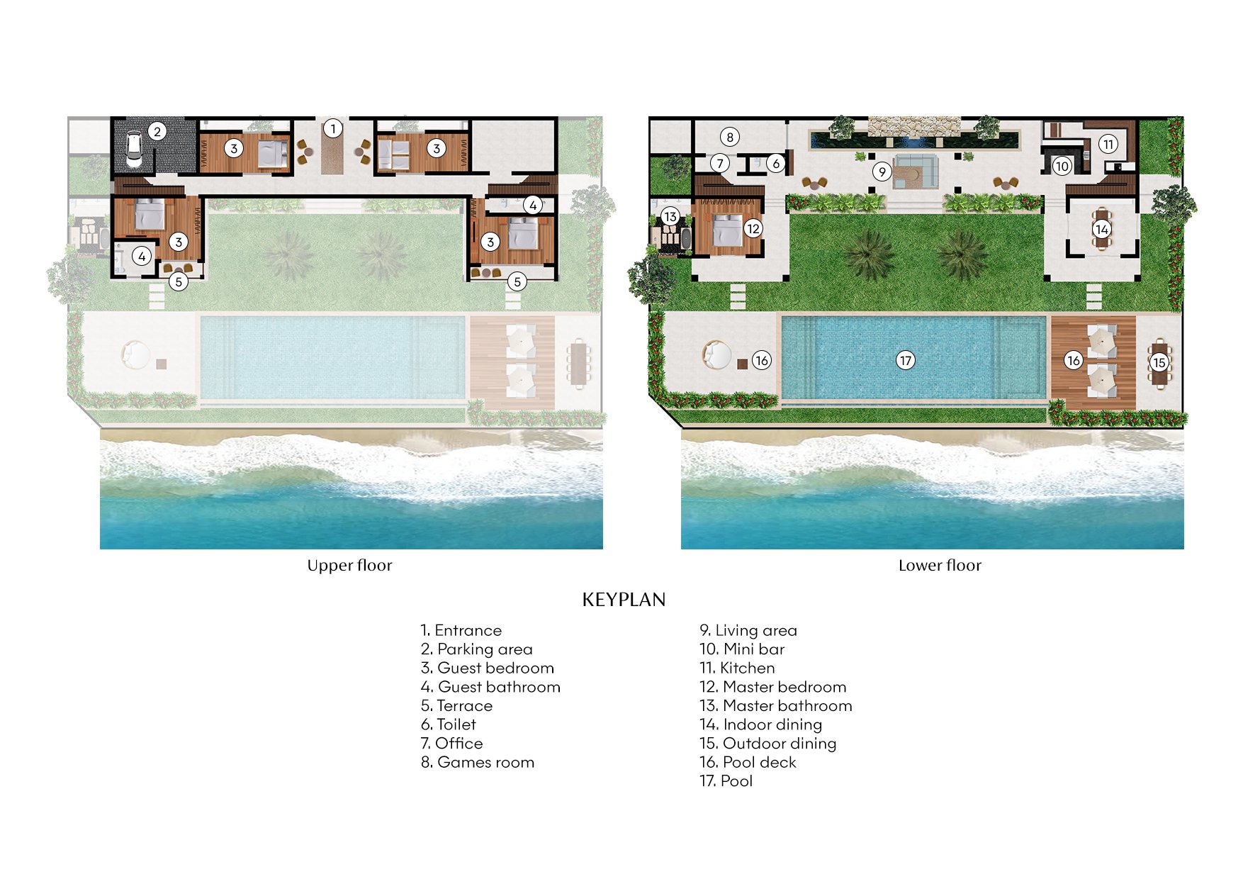 Leq Balé Villa Floorplan